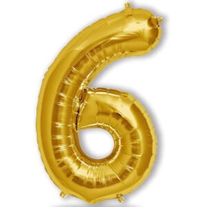 ballon anniversaire chiffre dor