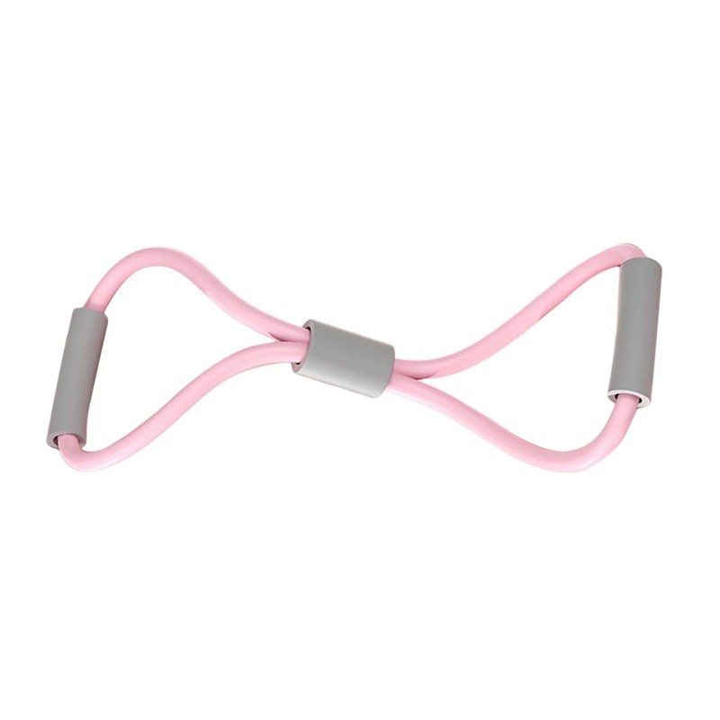 Bande Élastique De Tirage En Forme De 8 - Rose&Gris 2 bande elastique de tirage en forme de rose gris