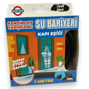 bandes de blocage boss tape d eau auto adhesives noir seuil de porte metre