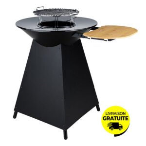 barbecue a charbon somagic bras ro noir