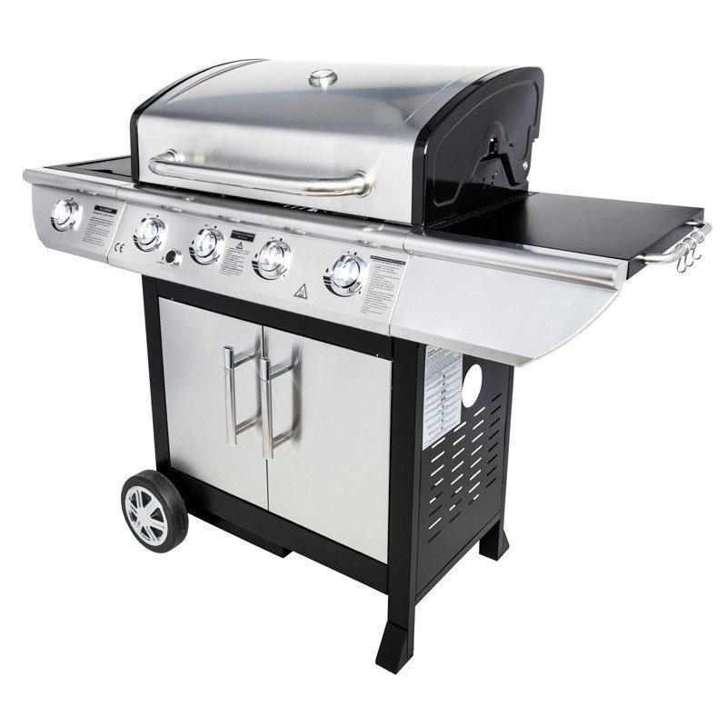 Barbecue A Gaz SOMAGIC Brisbane - Noir&Silver 1 barbecue a gaz somagic brisbane noir silver
