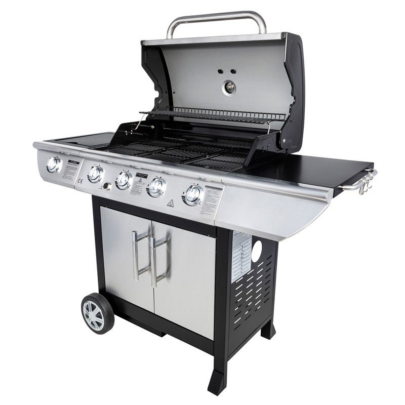 Barbecue A Gaz SOMAGIC Brisbane - Noir&Silver 3 barbecue a gaz somagic brisbane noir silver