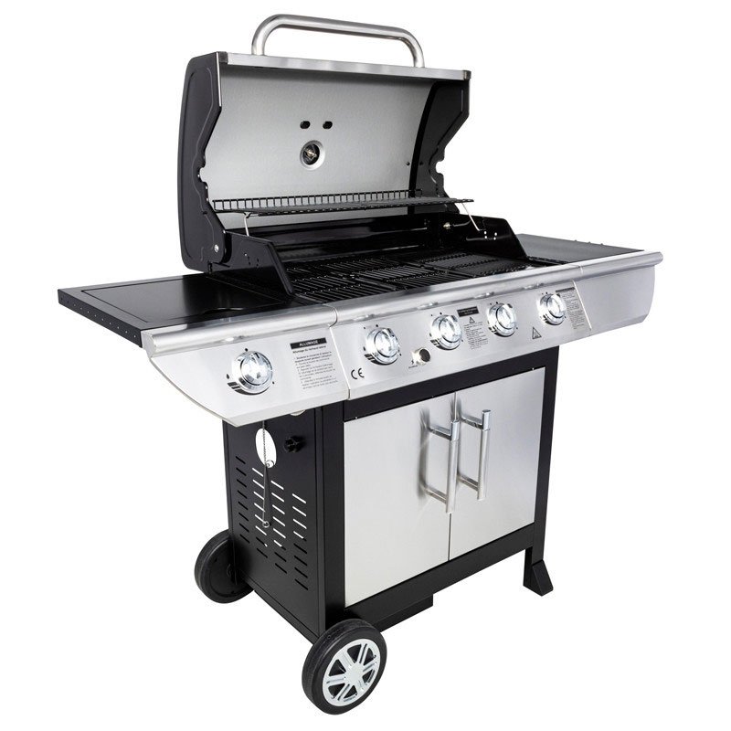Barbecue A Gaz SOMAGIC Brisbane - Noir&Silver 2 barbecue a gaz somagic brisbane noir silver