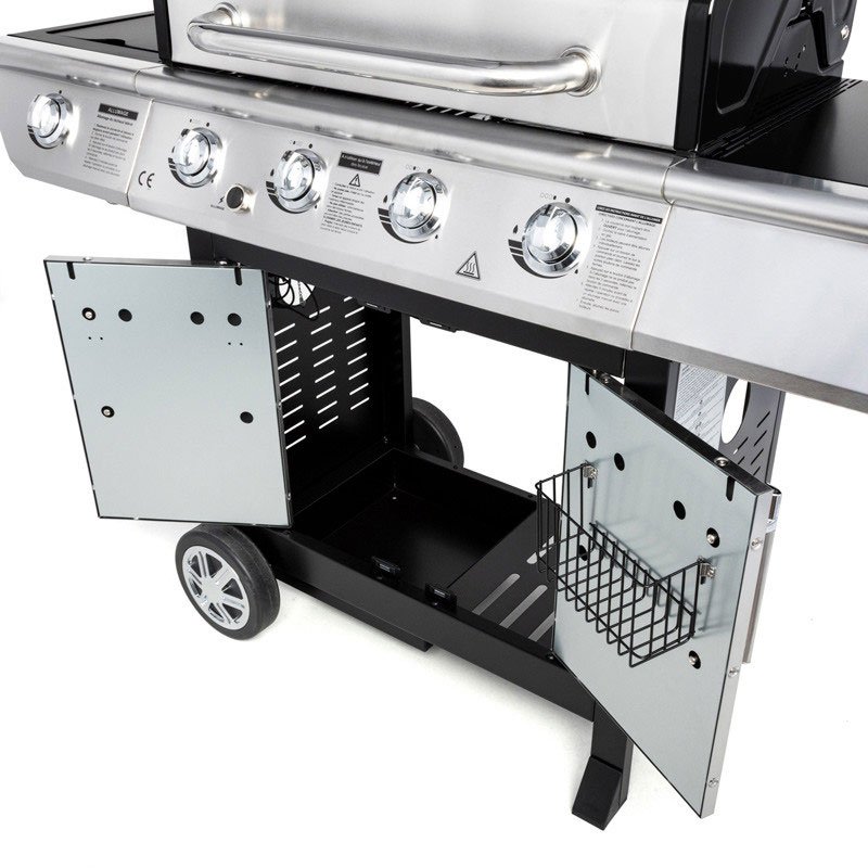 Barbecue A Gaz SOMAGIC Brisbane - Noir&Silver 4 barbecue a gaz somagic brisbane noir silver