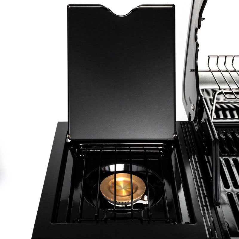Barbecue A Gaz SOMAGIC Brisbane - Noir&Silver 5 barbecue a gaz somagic brisbane noir silver