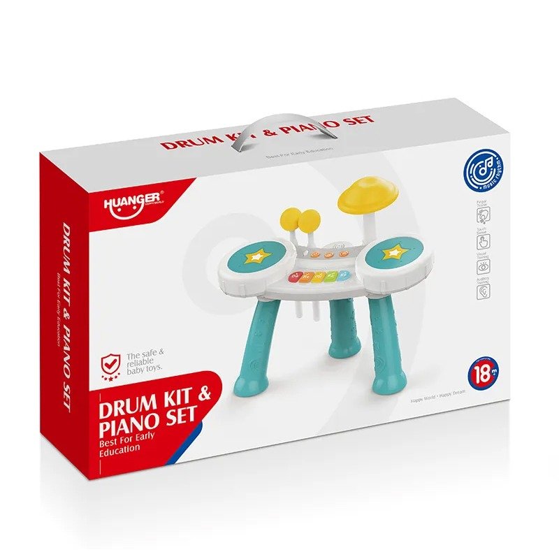 Batterie et Piano Musical Pour Enfants 217-420 2 batterie et piano musical pour enfants