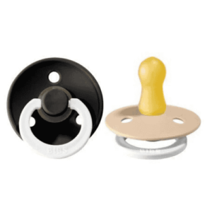 bibs sucette pacifier black glow vanilia glow size