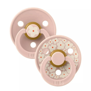 bibs sucettes natural rubber jasmine latex blush mix size