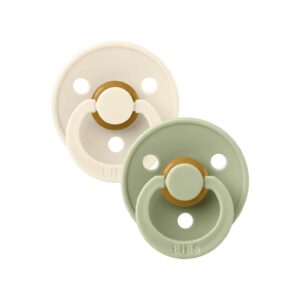 bibs sucettes pacifier ivory sage size