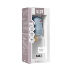 bibs biberon bottle latex slow flow baby blue m ml