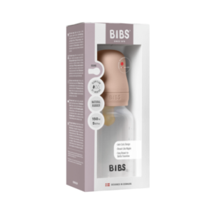 bibs biberon bottle latex slow flow blush m ml