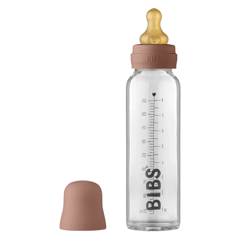 BIBS BIBERON EN VERRE SET COMPLET BLUSH 225ML 1 bibs biberon en verre set complet blush ml