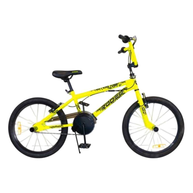 Bicyclette BMX RODEO Freestyle 20'' - Jaune 1 bicyclette bmx rodeo jaune