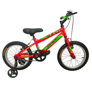 bicyclette prado sniper pour garcon rouge vert