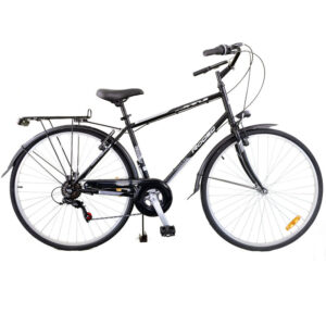 bicyclette vtt rodeo vitesses avec torche noir