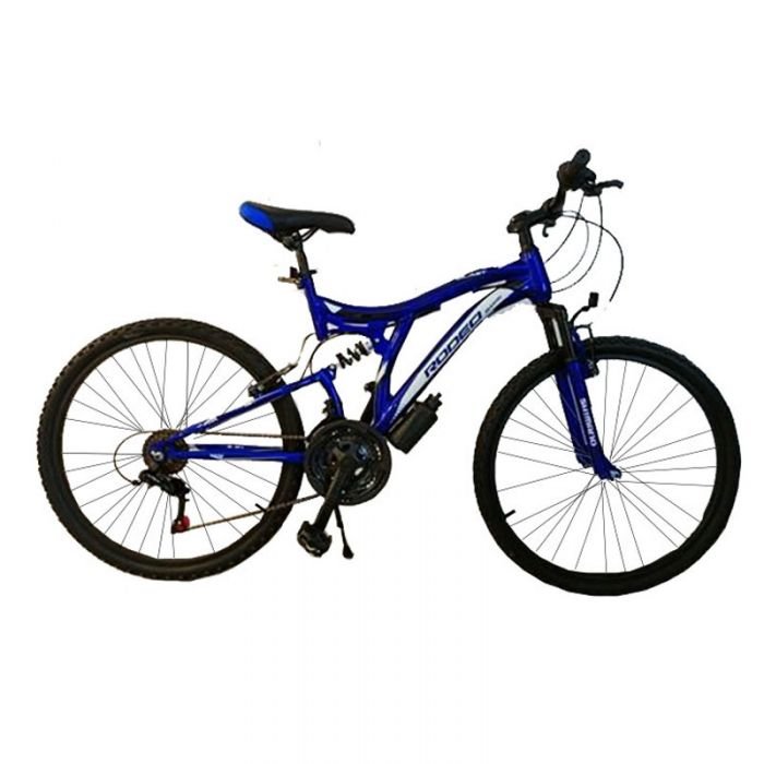 Bicyclette VTT RODEO Blast 6026-B18 Double Suspension 26'' - Bleu 1 bicyclette vtt rodeo blast b double suspension bleu