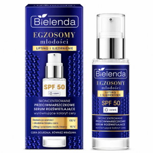 BIELENDA EGZOSOMY SERUM CONCENTRE DE JOUR ANTI RIDES ECLAT SPF50 30ML 3 bielenda egzosomy serum concentre de jour anti rides eclat spf ml
