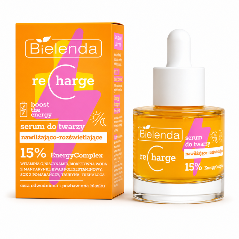 BIELENDA RECHARGE BOOST SERUM HYDRATANT ECLAIRCISSANT 30ML 1 bielenda recharge boost serum hydratant eclaircissant ml