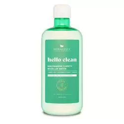 BIOBALANCE HELLO CLEAN NIACINAMIDE EAU MICELLAIRE CLARTE 500ML 4 biobalance hello clean niacinamide eau micellaire clarte ml