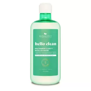 BIOBALANCE HELLO CLEAN NIACINAMIDE EAU MICELLAIRE CLARTE 500ML 3 biobalance hello clean niacinamide eau micellaire clarte ml