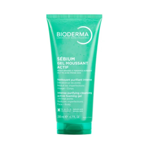 BIODERMA SEBIUM GEL MOUSSANT ACTIF PEAUX GRASSES A TENDANCE ACNEIQUE 200ML 3 bioderma sebium gel moussant actif ml peaux grasses a tendance acneique