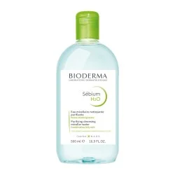 BIODERMA SEBIUM H2O EAU MICELLAIRE 500ML 4 bioderma sebium ho eau micellaire ml