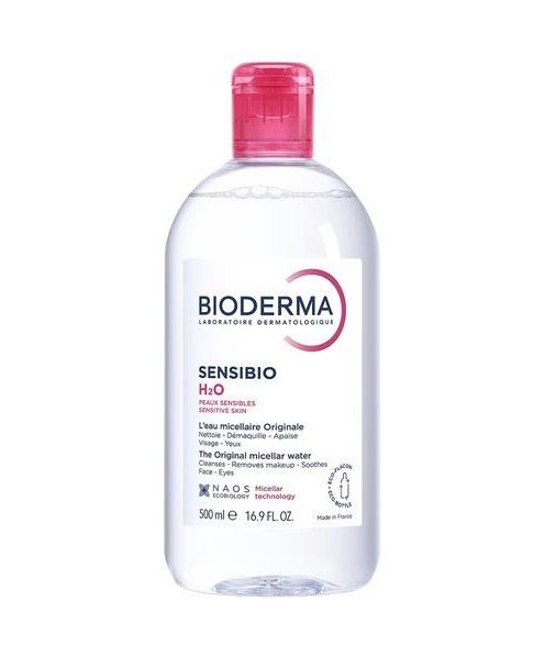 BIODERMA SENSIBIO H2O SOLUTION MICELLAIRE 500ML 1 bioderma sensibio ho solution micellaire ml