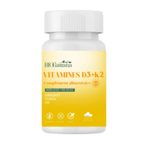 BIOGATRANA VITAMINES D3+K2 60 GELULES 3 biogatrana vitamines dk gelules