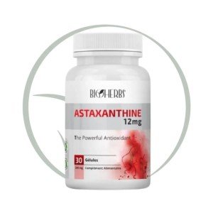 BIOHERBS ASTAXANTHINE 12MG 30 GELULES 3 bioherbs astaxanthine mg gelules