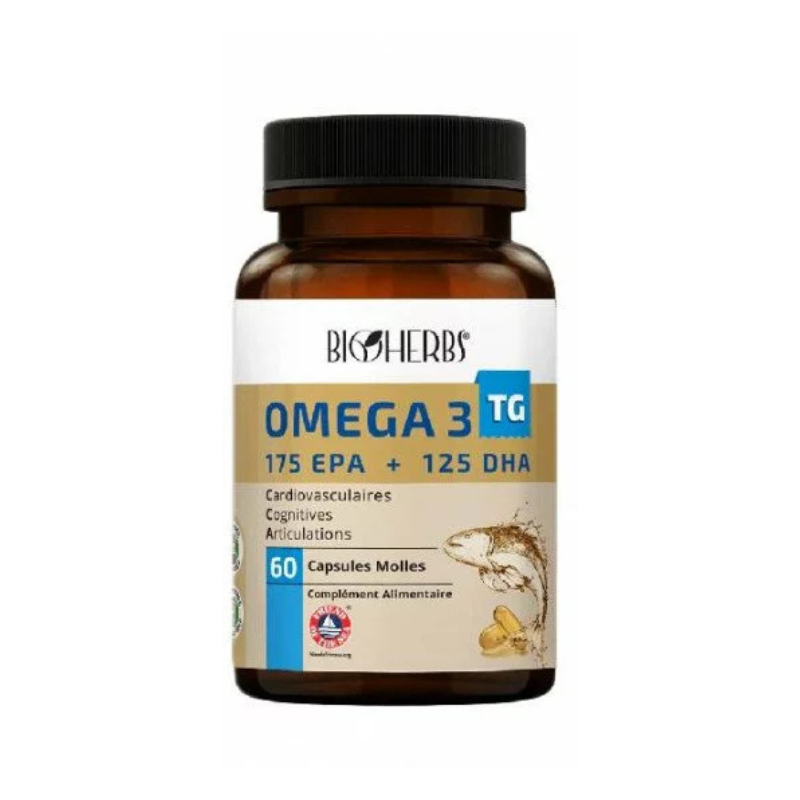 BIOHERBS OMEGA 3 TG 60 CAPSULES 1 bioherbs omega tg capsules