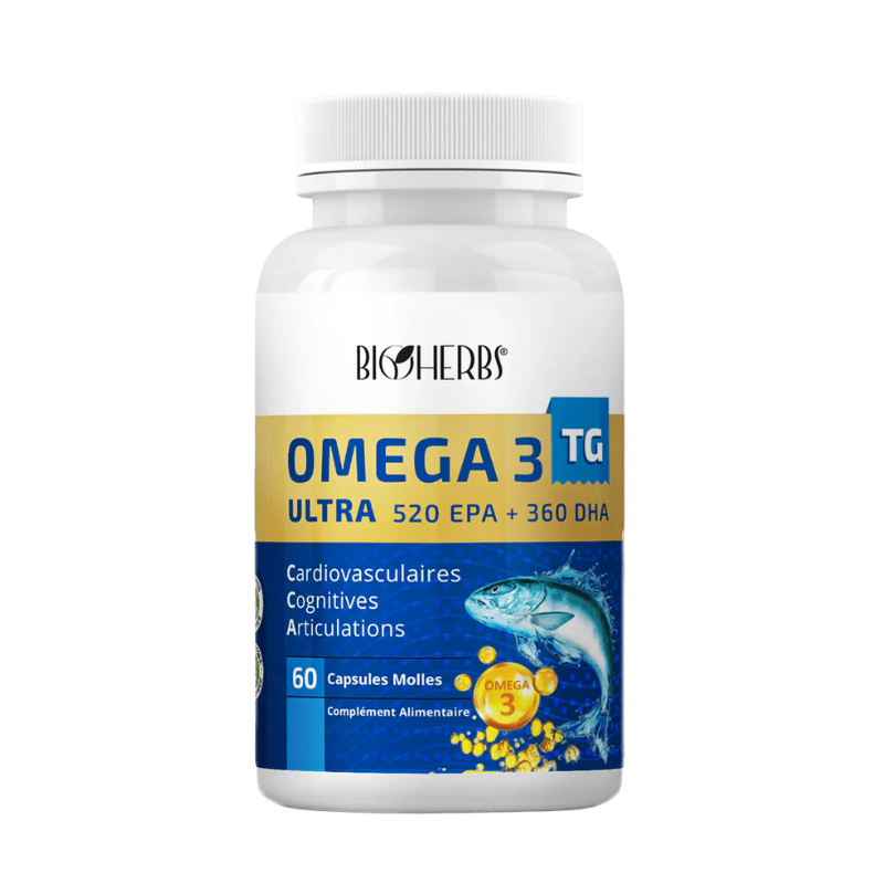 BIOHERBS OMEGA 3 ULTRA TG 60 CAPSULES 1 bioherbs omega ultra tg capsules