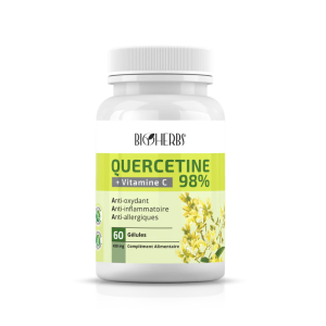 BIOHERBS QUERCETINE 98% 60 GELULES 3 bioherbs quercetine gelules