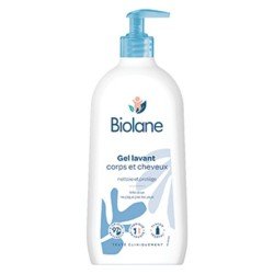 BIOLANE GEL CORPS ET CHEVEUX 2 EN 1 350ML 2 biolane gel corps et cheveux en ml
