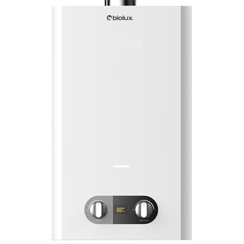 Chauffe Bain BIOLUX 6 Litres Gaz Bouteille - Blanc 1 biolux chauffe bain
