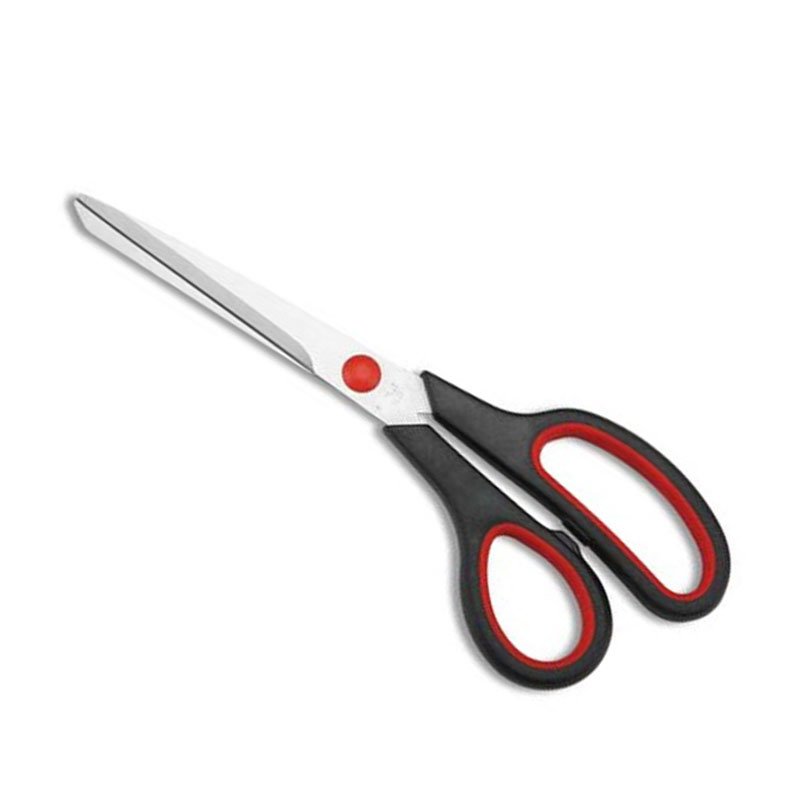 Ciseau De Bureau 17 cm - Noir & Rouge (28762) 1 bison gt byellow