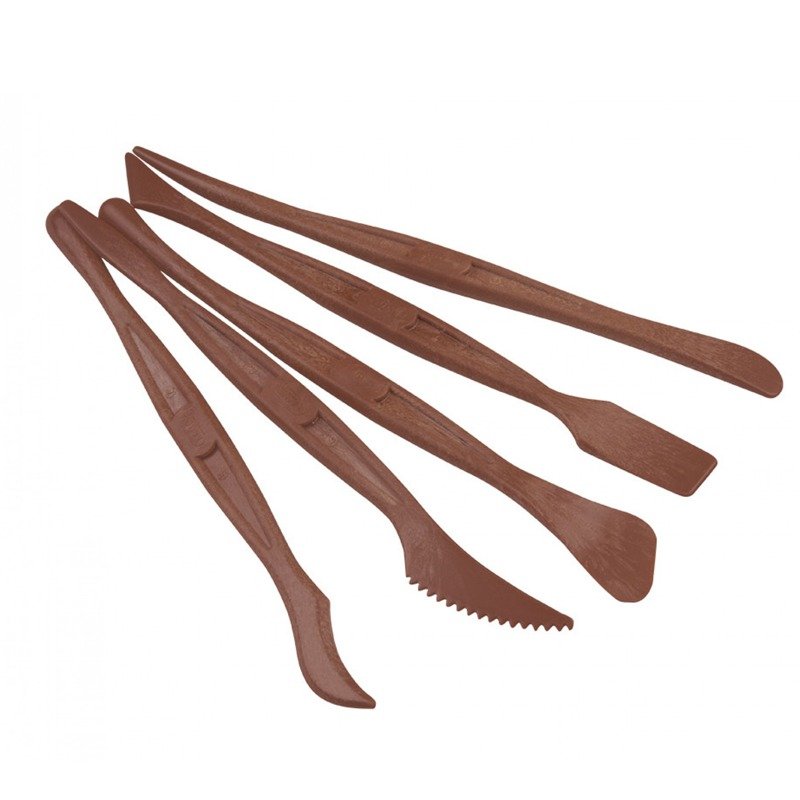 Blister avec 5 Modeleurs en Plastique JOVI Pour modelage 2 blister avec modeleurs en plastique jovi pour modelage