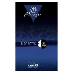 bloc manager yamama a feuilles a lignes