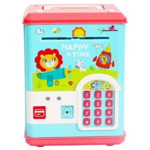 boite a monnaie pour enfant bleu
