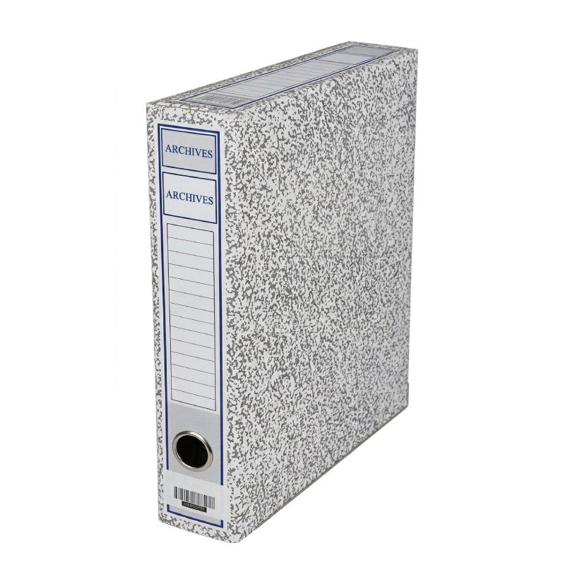 Boite d'archives OfficePlast ArchiDoc Marbrées Dos 50mm - Gris 4 boite d archives officeplast marbrees dos de mm