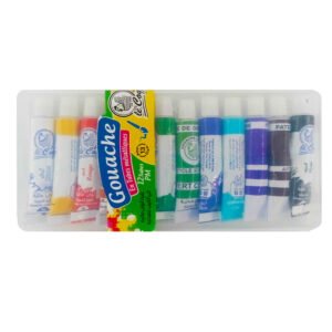 boite de tubes de gouache le coq en metal