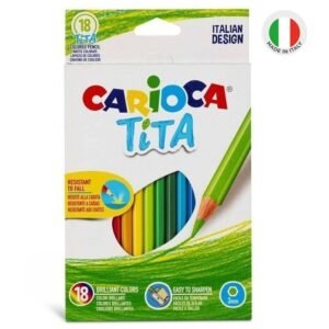boite de crayons de couleur carioca tita