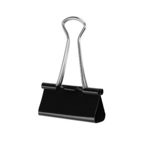 boite de pinces binder clips mm noir