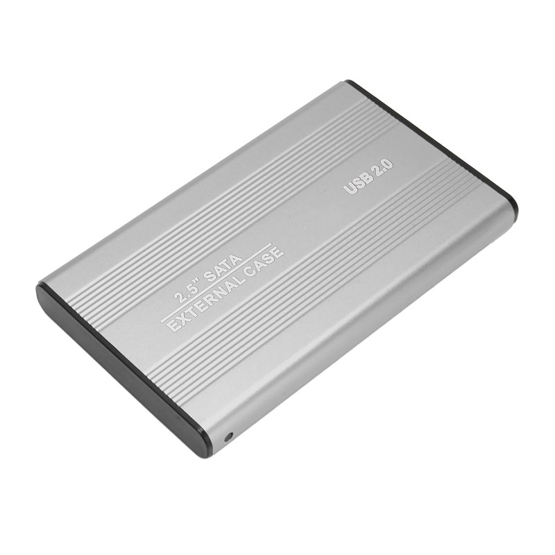 Boitier Pour Disque Dur Externe 2.5'' USB 2.0 En Métal 1 boitier pour disque dur externe usb en metal d