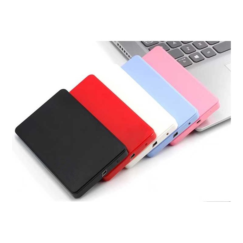 Boitier Pour Disque Dur Externe 2.5'' USB 2.0 - Noir 2 boitier pour disque dur externe usb noir e
