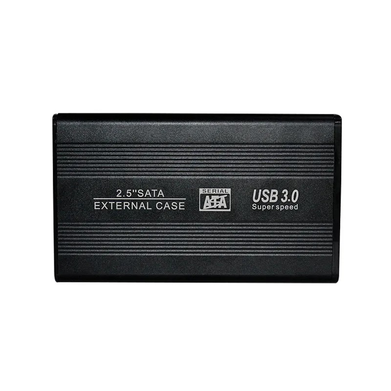 Boitier Pour Disque Dur Externe 2.5'' USB 3.0 En Métal - Noir 1 boitier pour disque dur externe usb en metal noir d