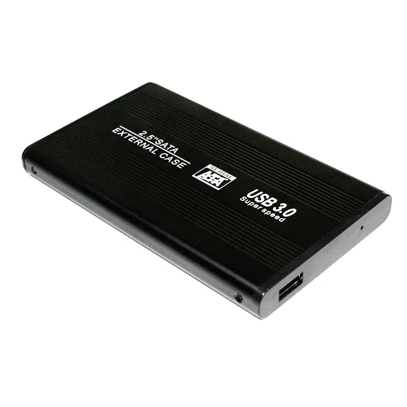 Boitier Pour Disque Dur Externe 2.5'' USB 3.0 En Métal - Noir 2 boitier pour disque dur externe usb en metal noir e