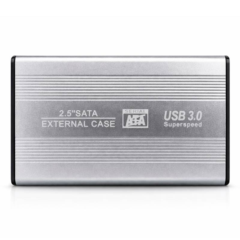 Boitier Pour Disque Dur Externe 2.5'' USB 3.0 - Gris 1 boitier pour disque dur externe usb noir azdsq