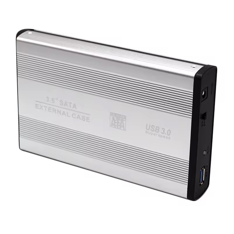 Boitier Pour Disque Dur Externe 3.5" PC USB 3.0 En Métal 2 boitier pour disque dur externe usb en metal r