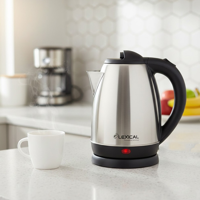 Bouilloire Sans Fil LEXICAL LEK1415 1.8L - Inox 2 bouilloire sans fil lexical lek l inox v