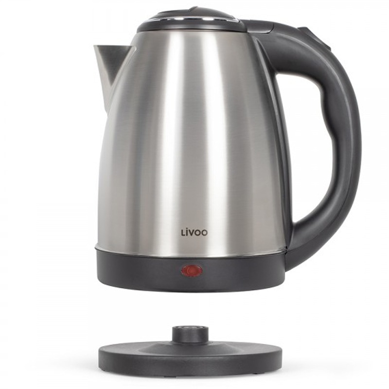 Bouilloire Sans Fil LIVOO DOD207 1.8 L - Inox 2 bouilloire sans fil livoo dod l inox